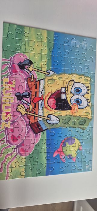 Puzzle Spangebob obraz