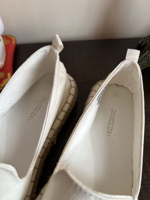 Biały Espadryle H&M Divides