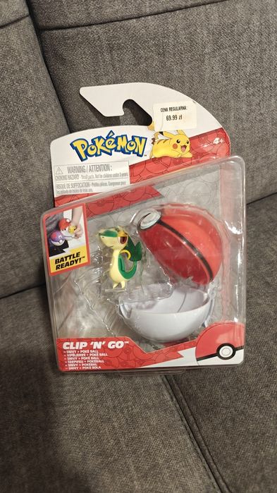 Pokemony - Figurka Snivy i Poke Ball - Clip 'n' Go PKW2668