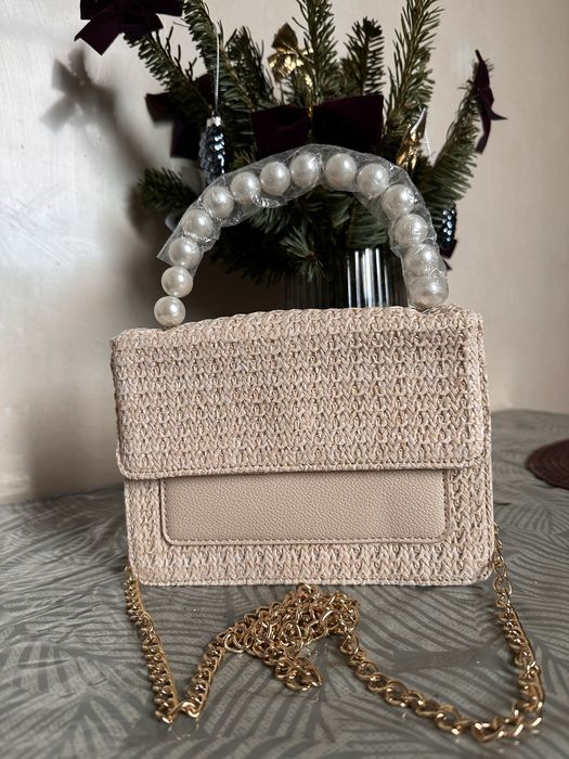 Сумка/сумочка нова, плетена сумка