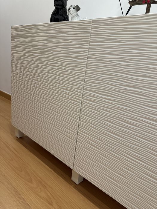 Movel branco c/ prateleiras