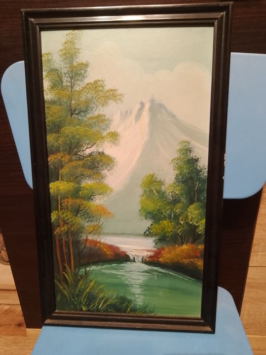 Stary obrazek olejny