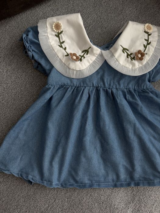 Святкова сукня з нарним вороткичком 86