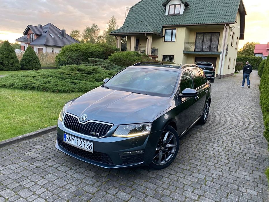 Skoda Octavia 2,0TDI 184 KM RS Automat DSG KAMERA Nawigacja GPS  LEDY