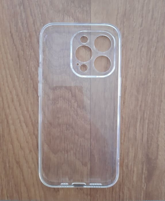 Capa traseira + película de seliconee + kit limpeza para iphone 14 pro
