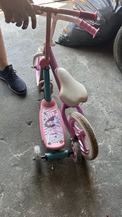 Bicicleta e trotinete