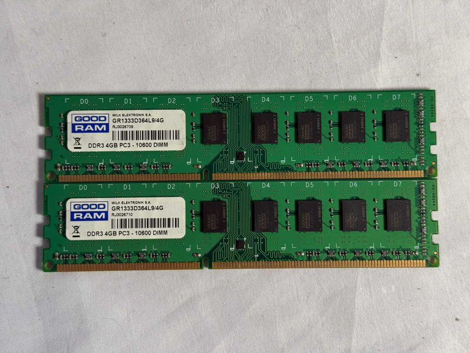 Pamięć RAM GOODRAM 2x4GB 8GB DDR3 1333MHz