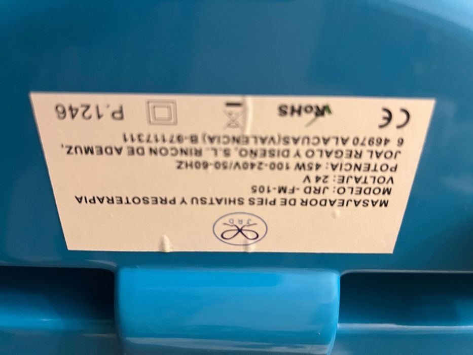 Massajador de pés novo