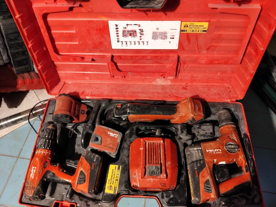 Hilti zestaw w całości lub pojedynczo