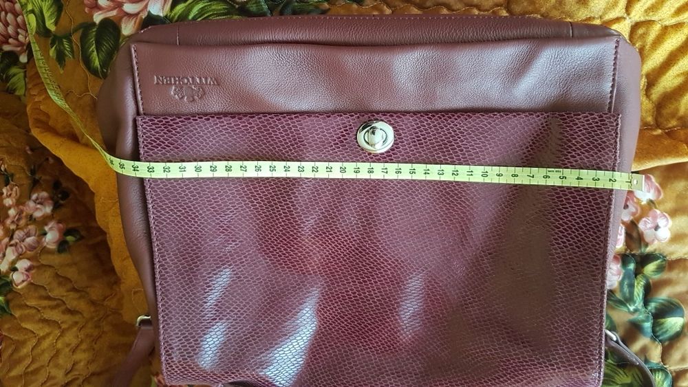 Wittchen Torebka Naturalna Skóra Bordo