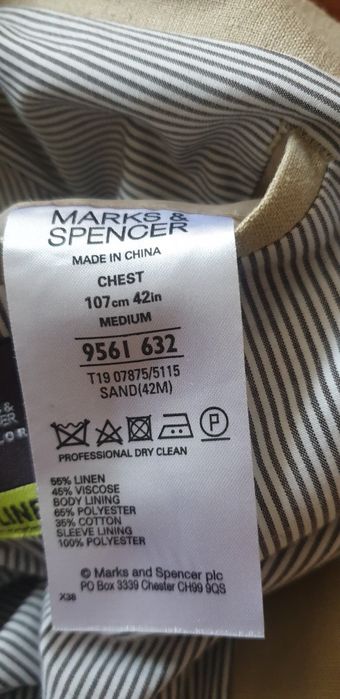 Marks&Spencer marynarka lniana