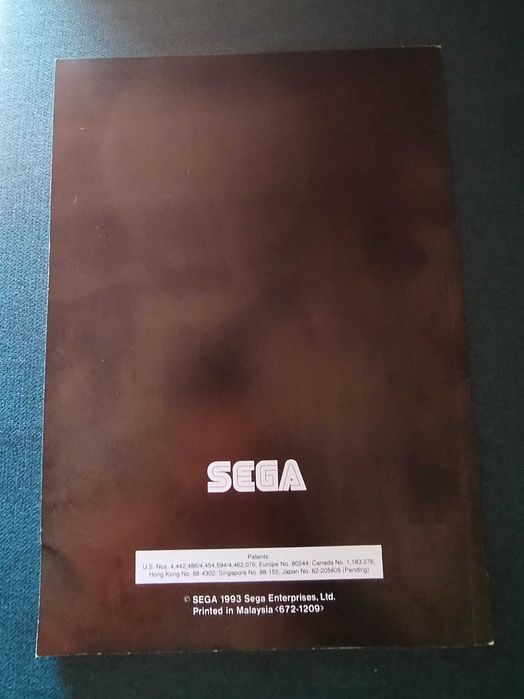 Manual de instruções Sega Mega Drive II