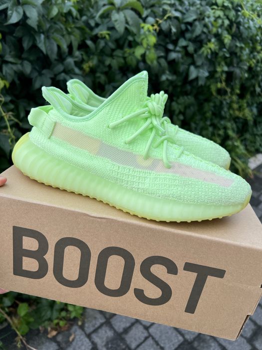 アディダス YEEZY SLIDE GLOW GREEN ADIDAS 25.5 Adidas Yeezy Slide Glow Green - Sample Store