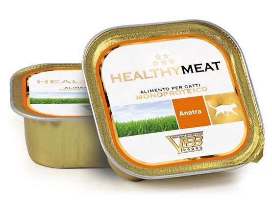 Zdrowa karma monoproteinowa dla kotów dorosłych Healthy 95% KACZKA 90g