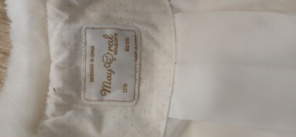 Płaszczyk chrzest/ roczek jak NOWY