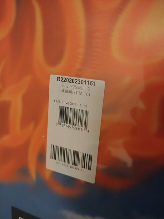 Ride Algorythm 161 x Russell Winfield Virgil Abloh OFF WHITE