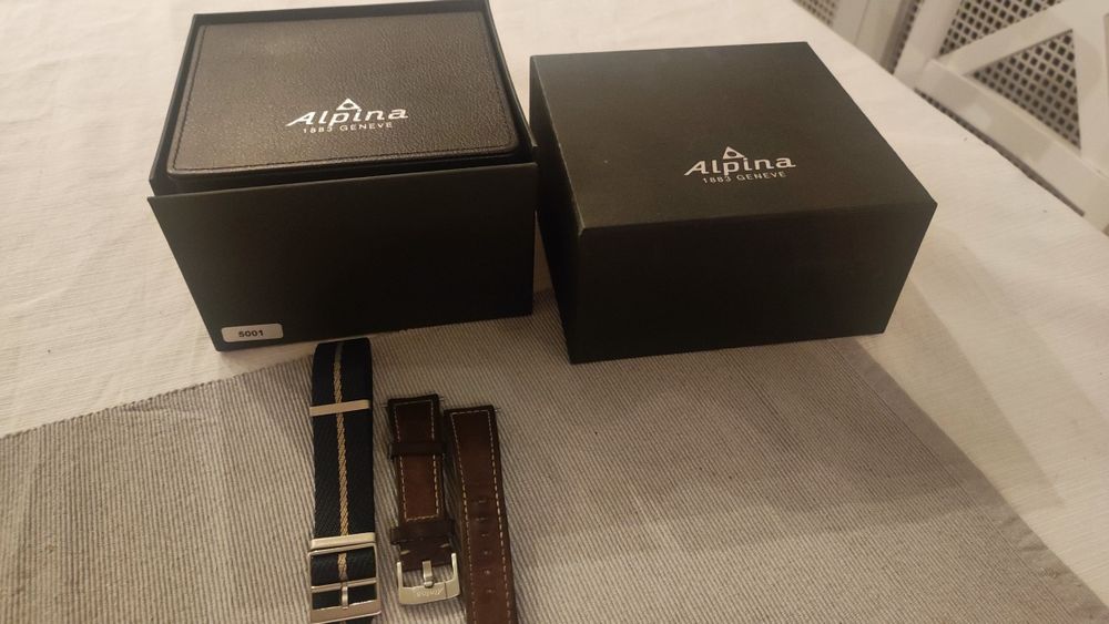 Męski zegarek Swiss Made Alpina Alpiner 4 Automatic Komplet