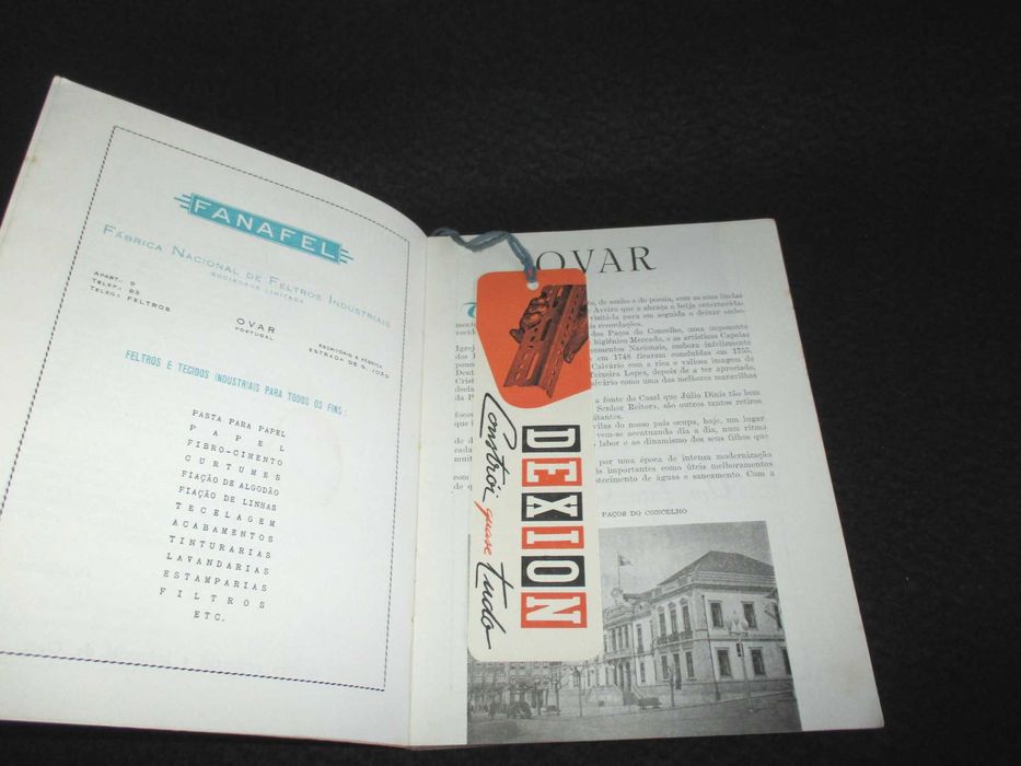 Livro Guia Turístico Comercial e Industrial de Ovar 1959