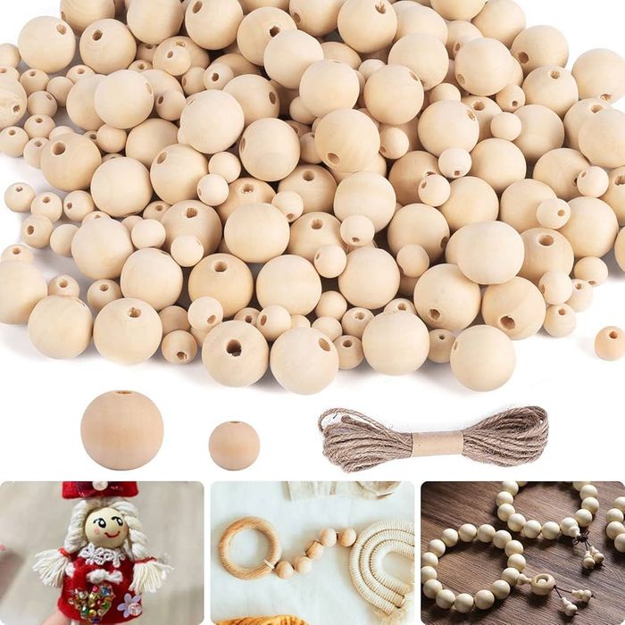 kulki, Koraliki, Makrama, bransoletki, Koraliki, Drewniane koraliki