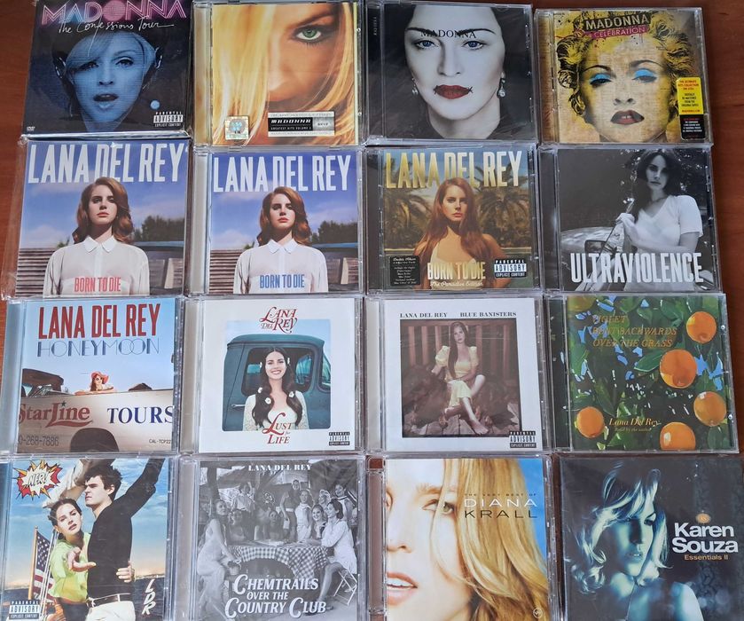 Lipa Lana Del Rey Swift Eilish Madonna P!nk Perry Krall Souza