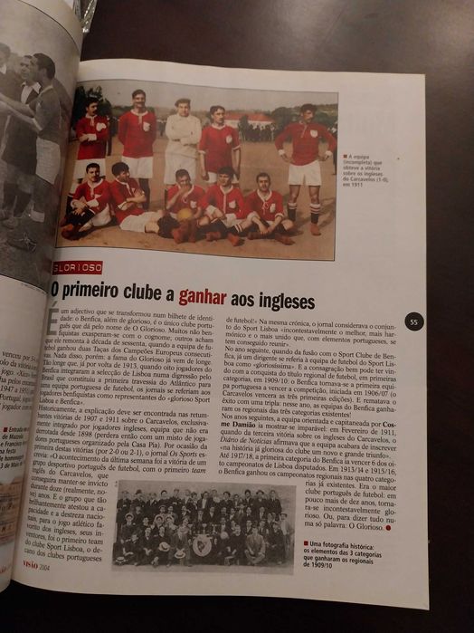 Revista Benfica, SLB, primeiros 100 anos, história do clube de A a Z
