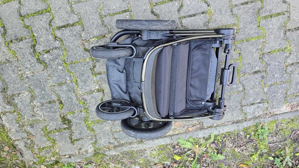 Muuvo Quick 2.0 3w1 – gondola + spacerówka + fotelik Cybex + baza – KOMPLET