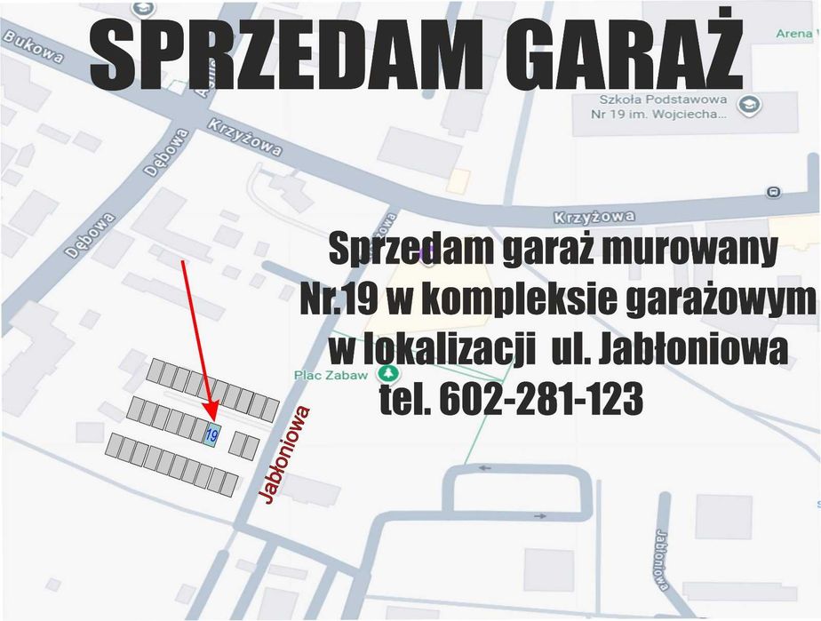 Garaż typu KARLIK Katowice Wełnowiec/Dab