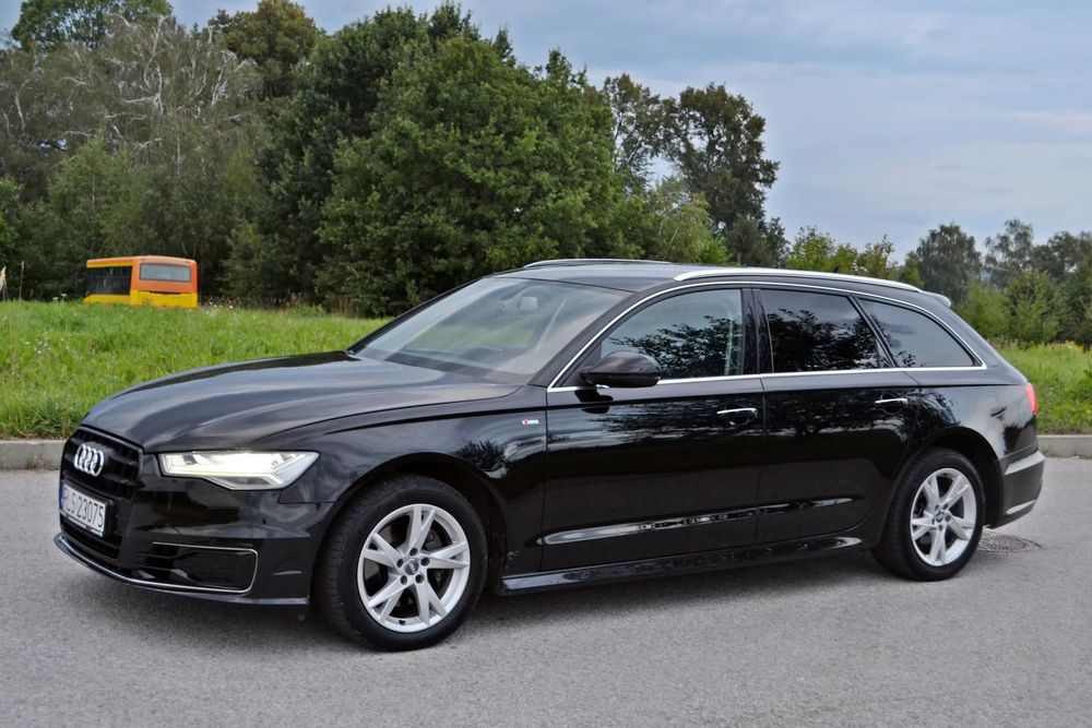 Audi A6 Avant # skóra # nawigacja # keyless go # led #