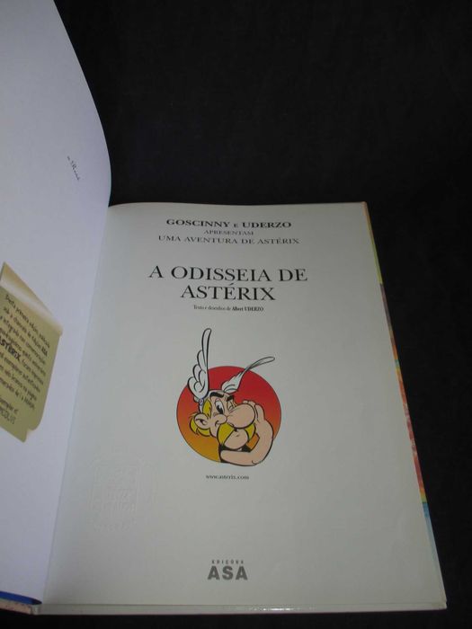 Livro BD A Odisseia de Astérix Goscinny e Uderzo