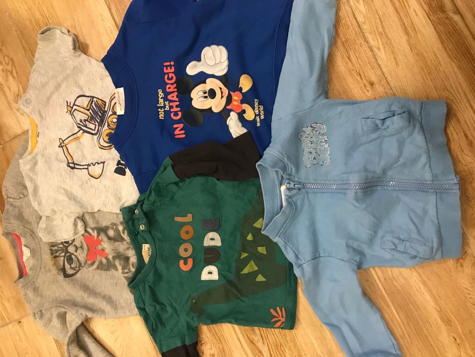 Paczka ubrań 74/80 chłopiec