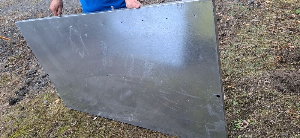 Blat, panel z blachy ocynkowanej
