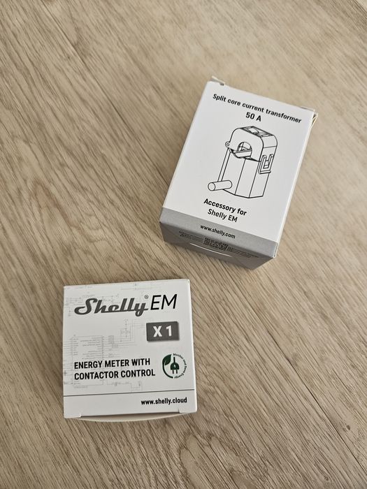 Shelly EM medição
