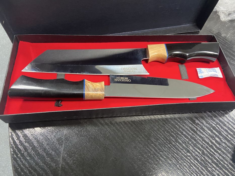 Venda duas facas de chef de alta qualidade e fabrico