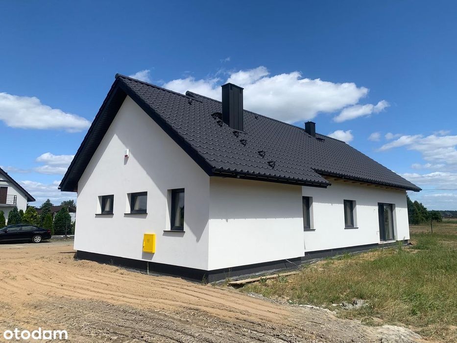 Nowy dom wolnostojący w Szklarach Dolnych - stan deweloperski.