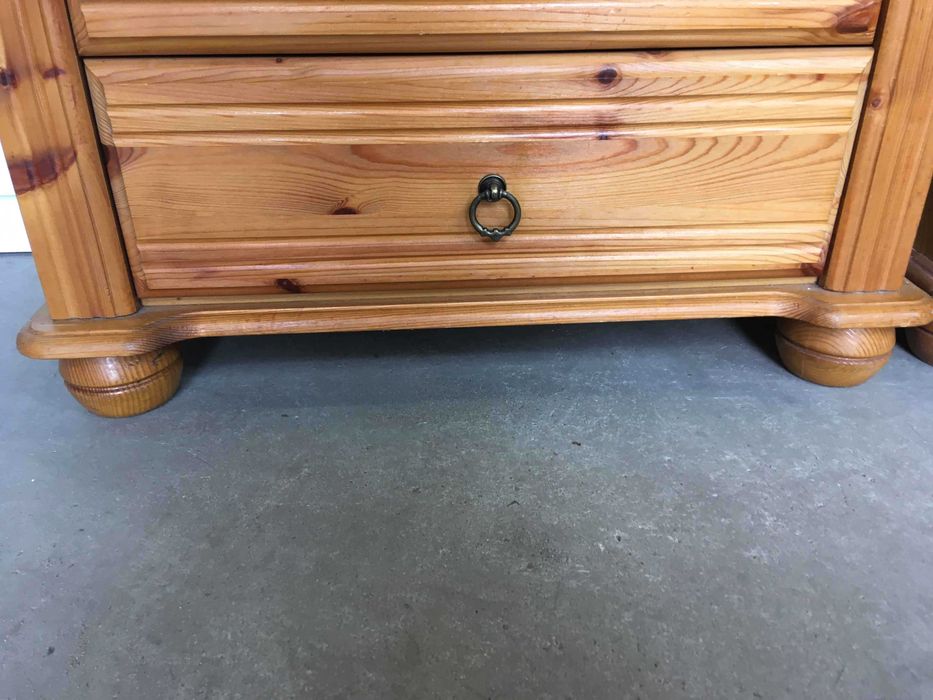 Komoda sosnowa stylowa komplet 2 szt.