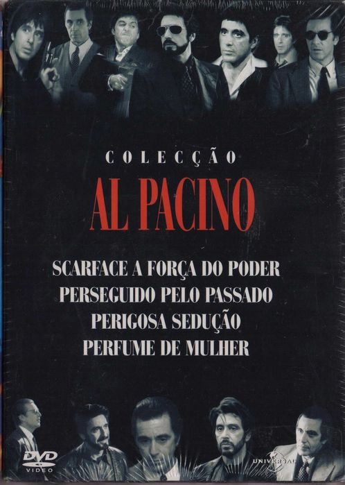 Dvd Caixa com 4 filmes de Al Pacino - selada