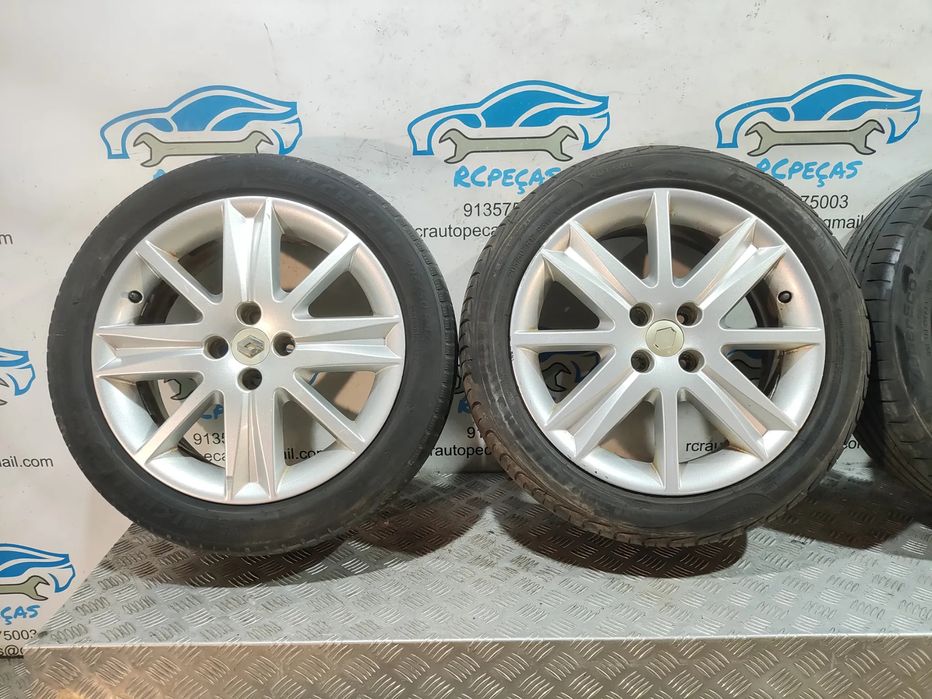 - Conjunto Jantes 17 Originais Renault Megane 2 MK2 6,5J ET49 4x100