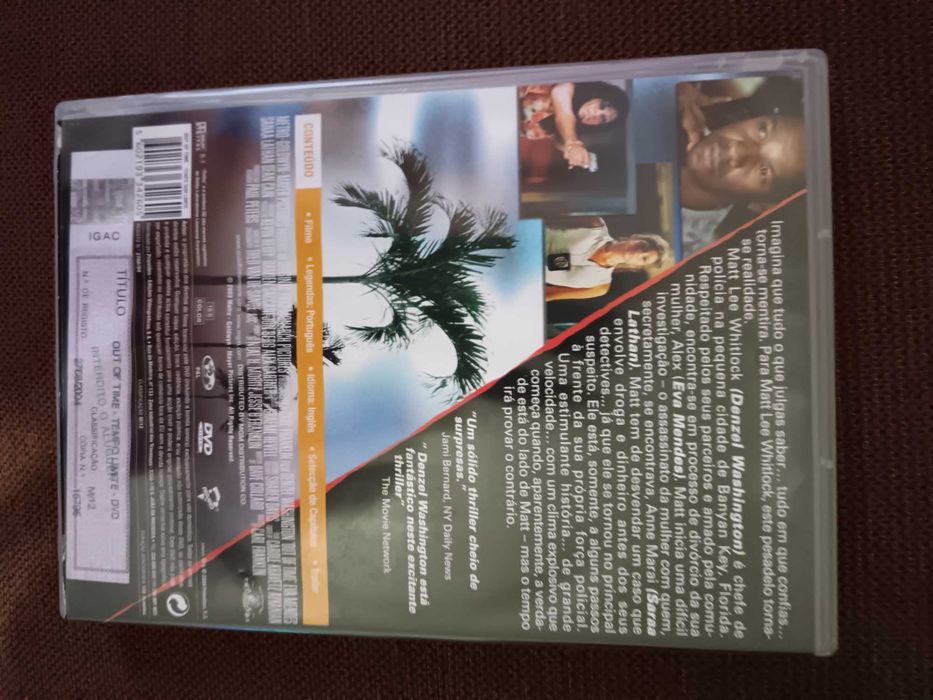 filme dvd original - out of time - tempo de limite