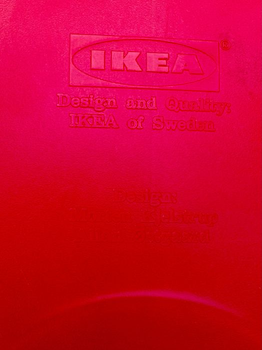 MAMMUT - krzesełko dziecięce IKEA, kolor czerwony