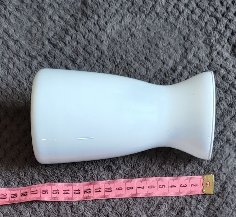 Wazon szklany Tulip 16,5 cm biały