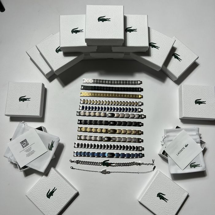 Браслет Lacoste на подарунок чоловічий та жіночий лакост цепочка цепь