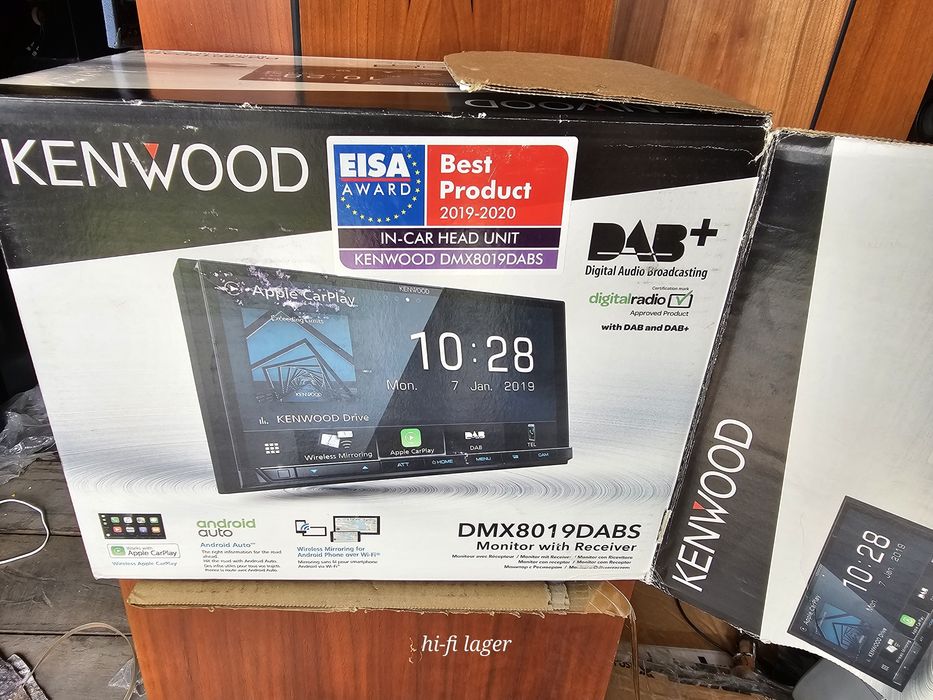 Kenwood dmx 8019 dabs HDMI carplay Androidauto WiFi Bluetooth