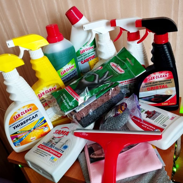 Набори для клінінгу набори для прибирання засоби для чищення еко
