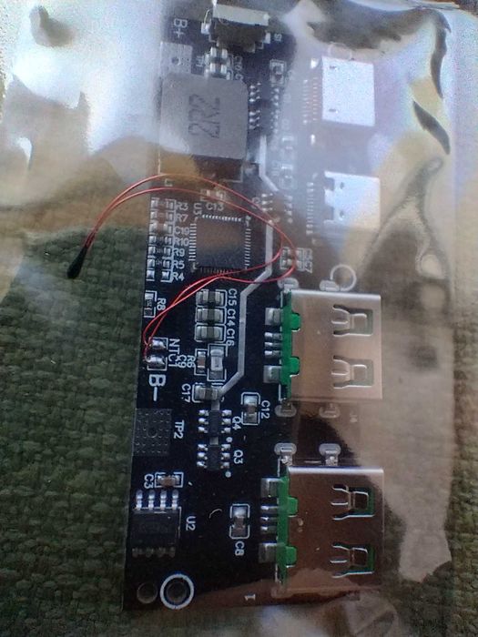 Плата модуль для повербанка 22.5w PowerBank QC3 QC4+ швидка зарядка