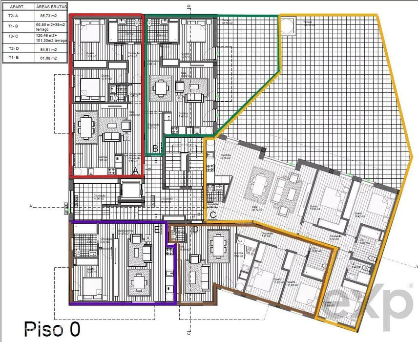 Apartamento moderno T2 em Carregal do Sal