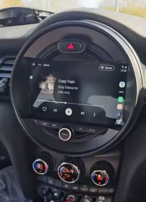 Rádio Mini F55 F56 Android 14 (Novo)