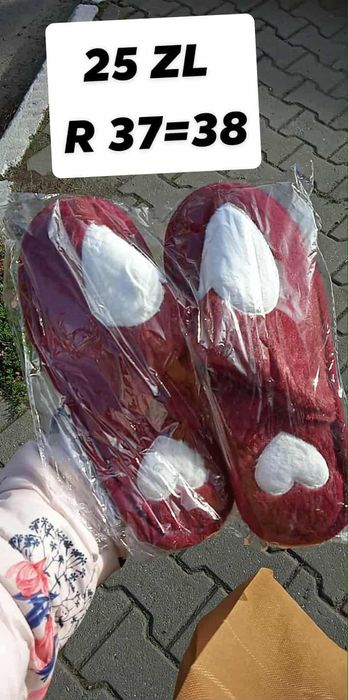 Nowa kapci po domu cieplutki milutki