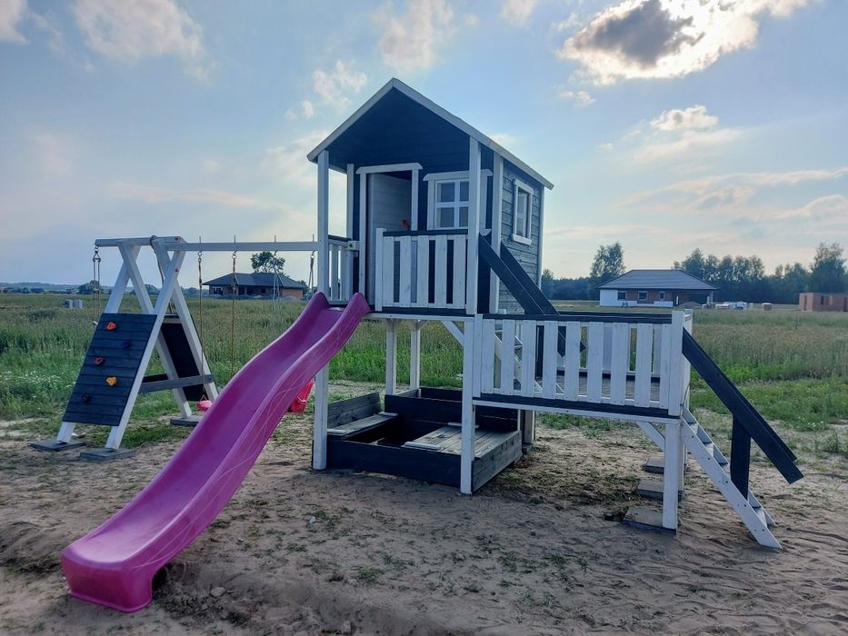 %RATY%--KOMPLEKSOWO-- Duży domek dla dzieci Plac zabaw