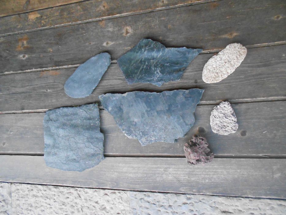 Conjunto pedras rochas lajes decoracao aquario terrario