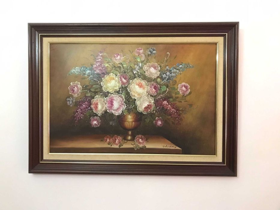 Quadro em madeira em bom estado